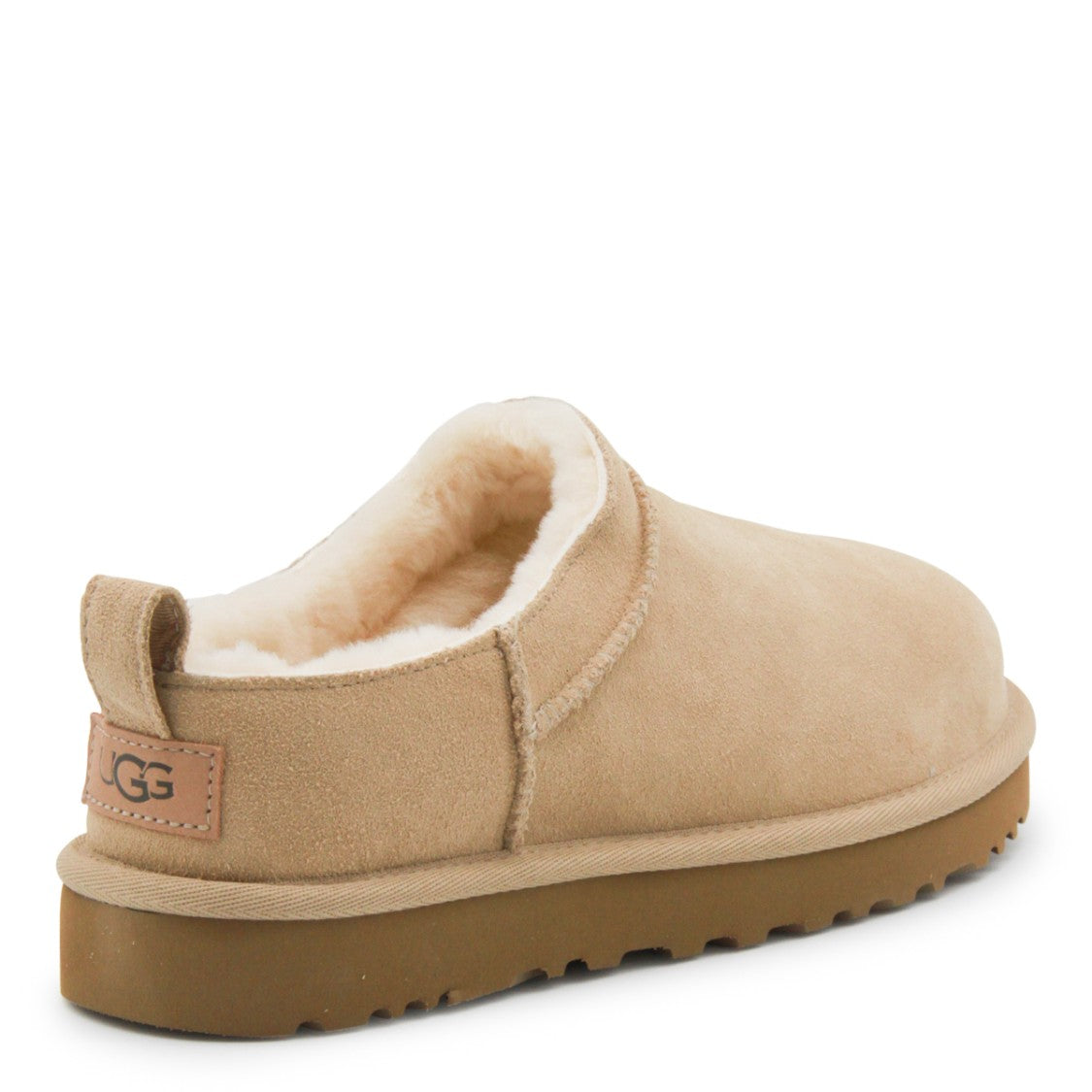 Ugg Sand Leather Slip-On Flats
