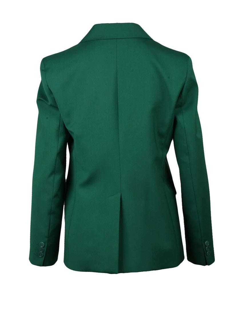 Max Mara Lamine Jacket Virgin Wool - Green