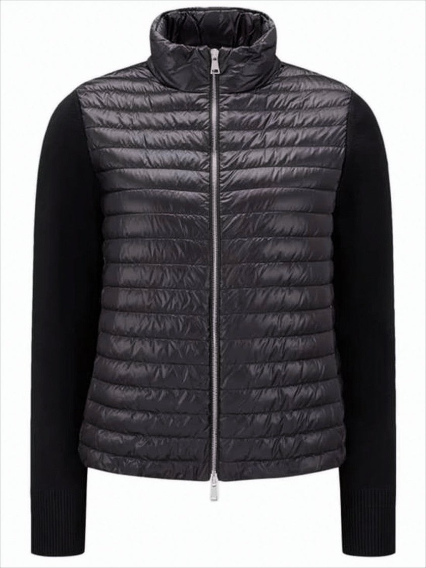 Moncler Quilted Lightweightjacket With Knit Sleeves