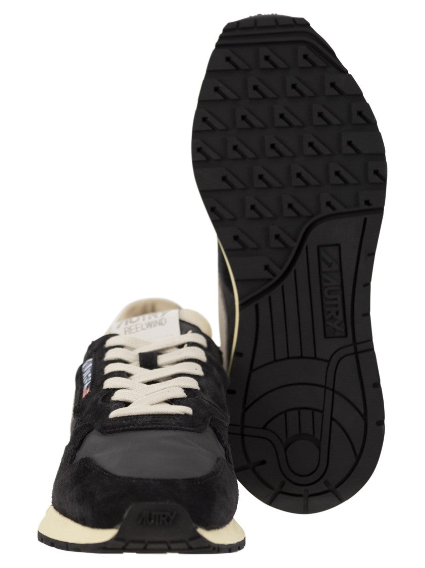 Autry Reelwind - Suede And Technical Textile Trainer