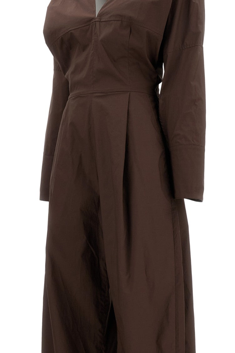 The Latest Popeline Drew Wide-Leg Jumpsuit