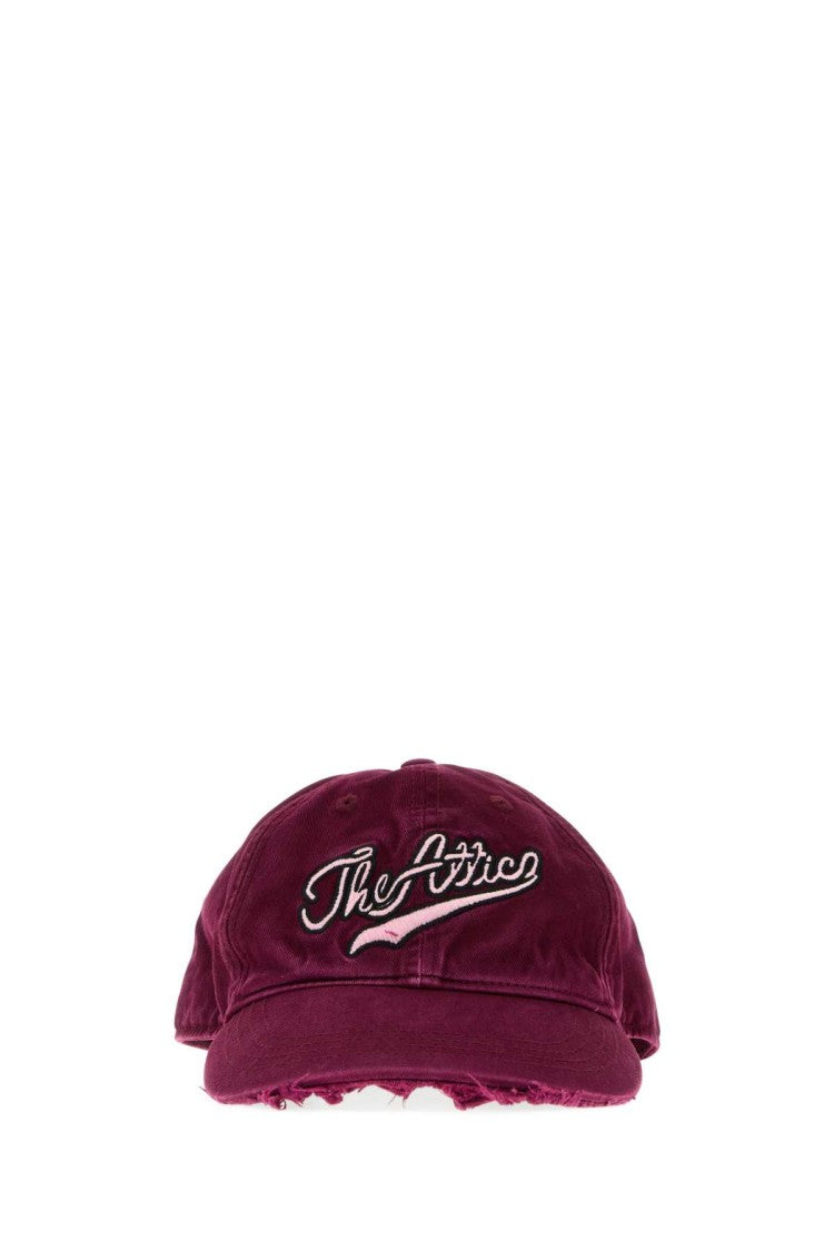 The Attico Grape Cotton Baseball Cap