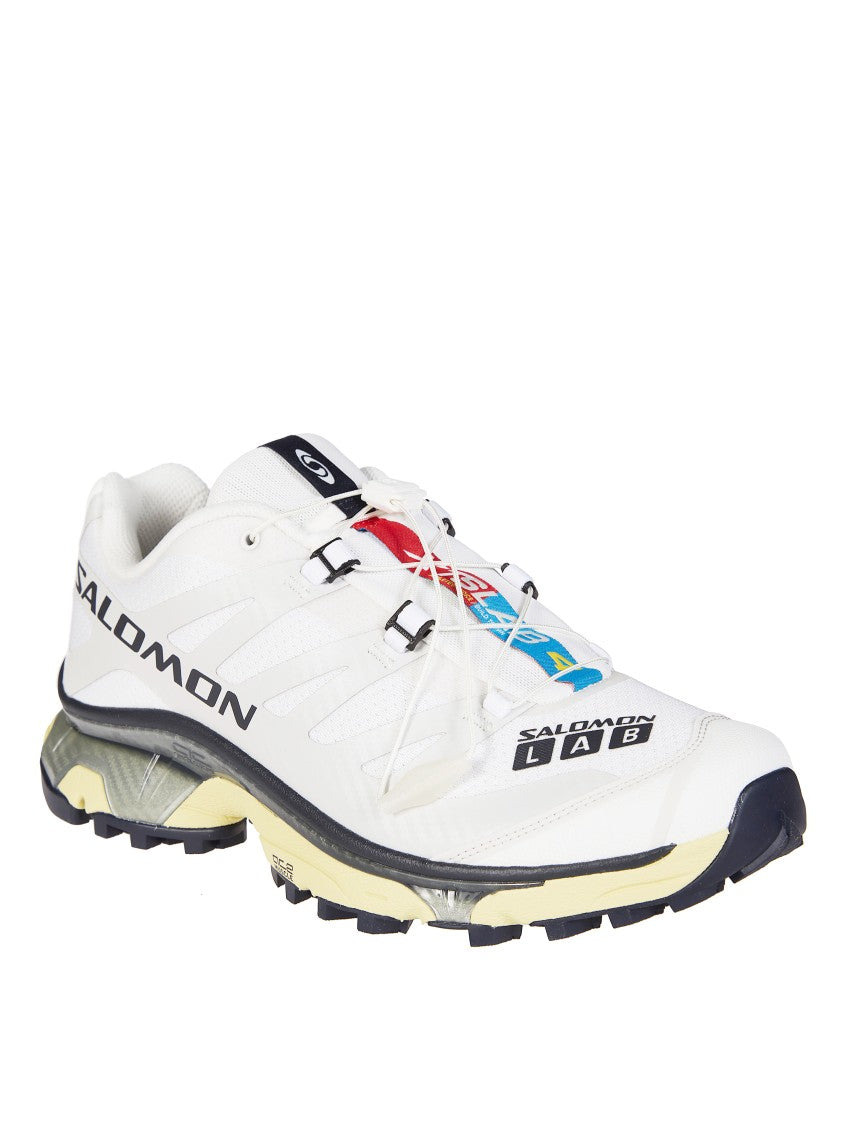 Salomon White Black Beige Accents Sneakers