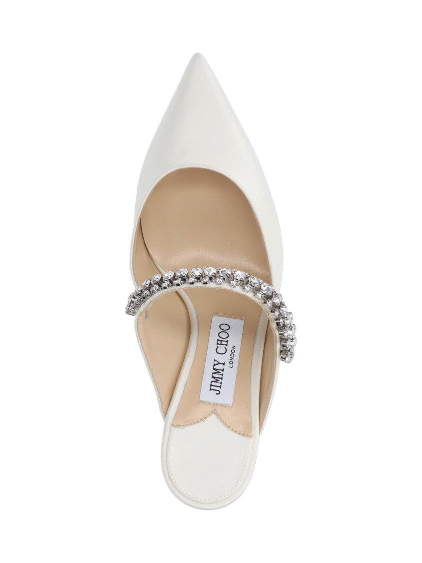 Jimmy Choo Pointed-Toe Mule With Mid-Height Stiletto Heel