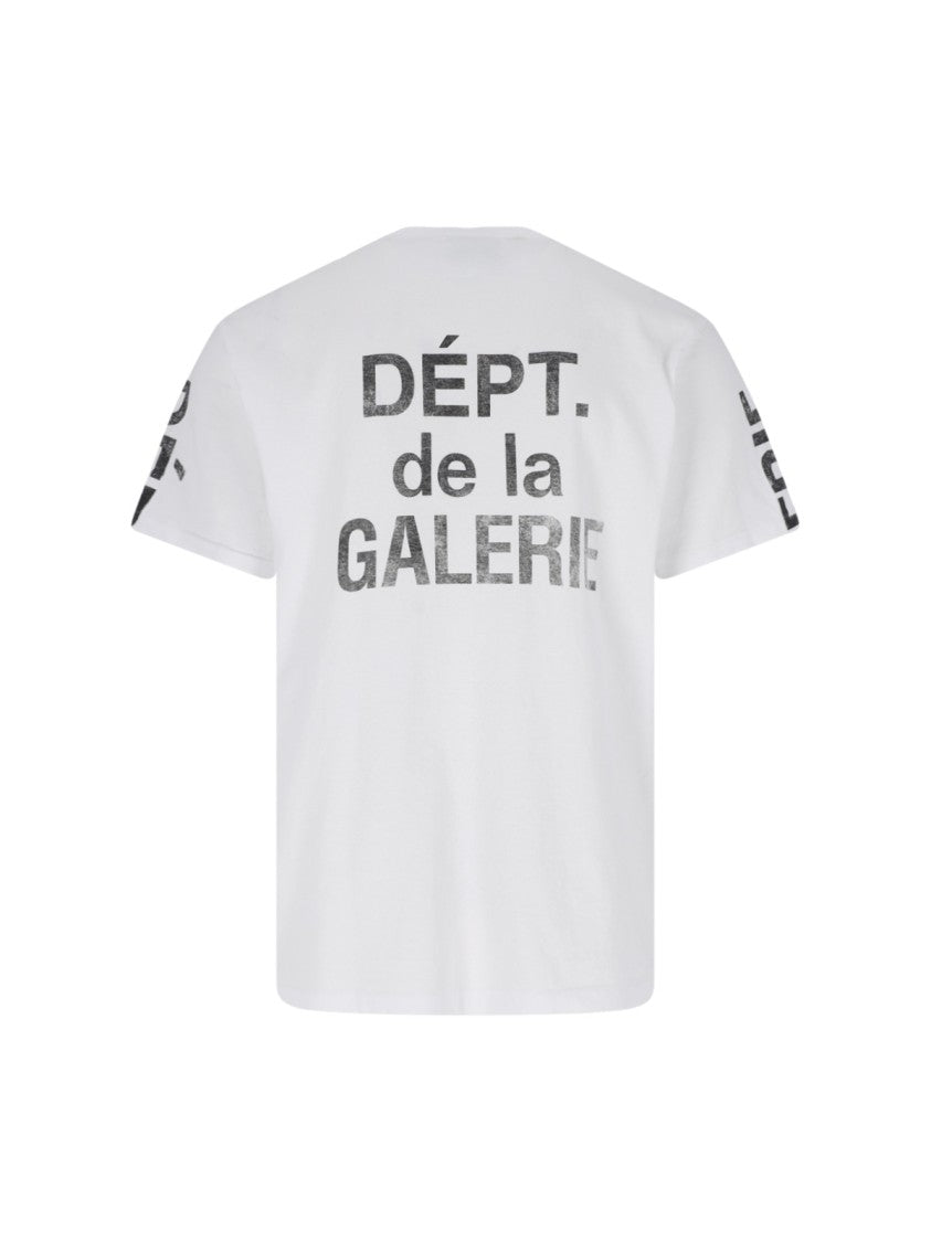 Gallery Dept. White Graphic Logo Detail T-Shirt