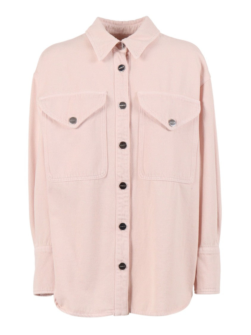 Dondup Light Pink Classic Oversized Shirt