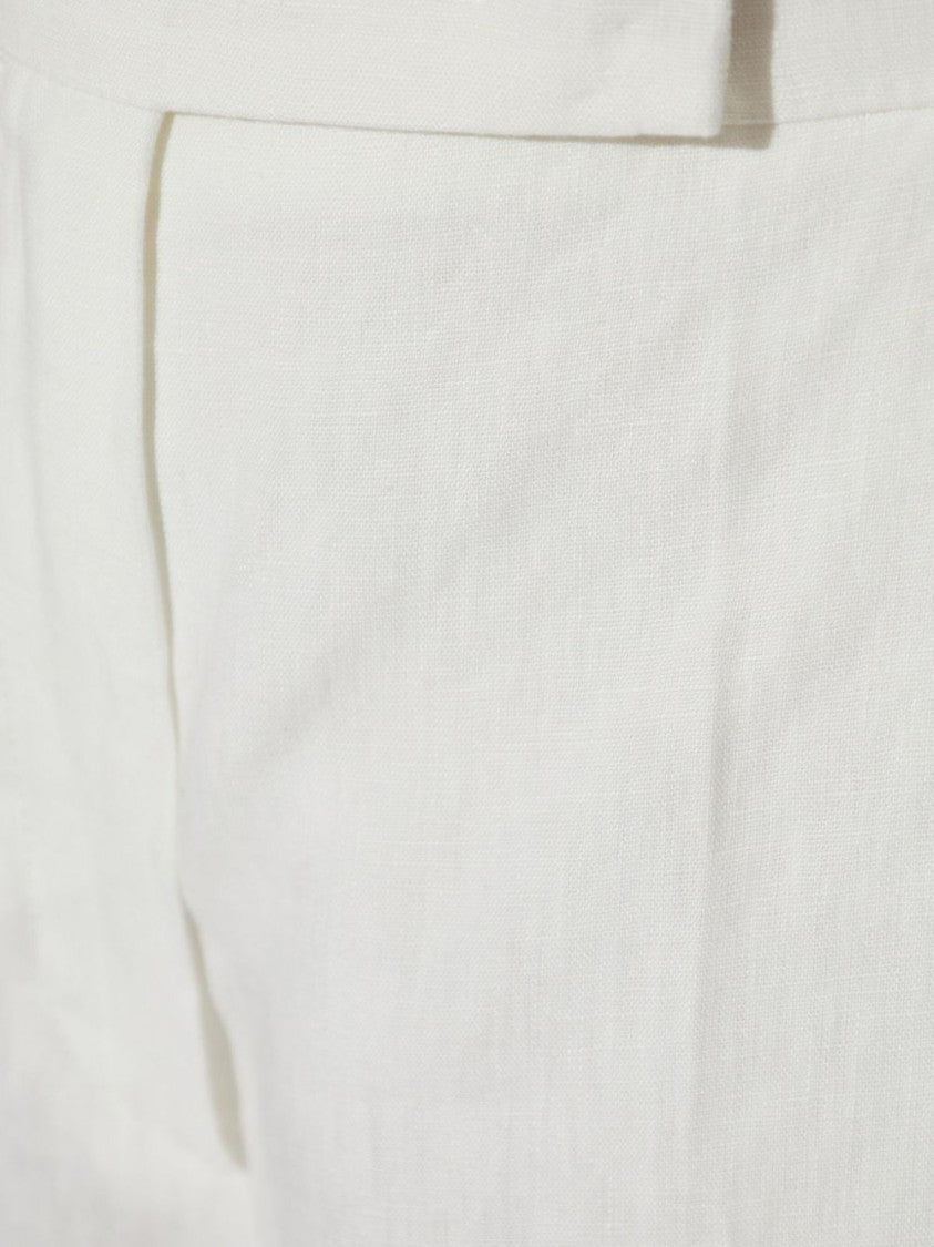 Max Mara Wide-Leg Sequoia Trousers With Pressed Crease