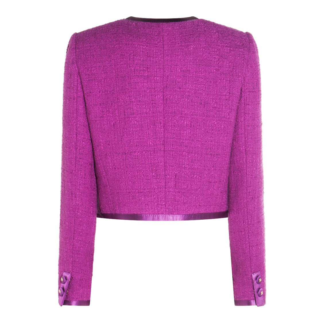 Dolce & Gabbana Violet Cotton Casual Jacket