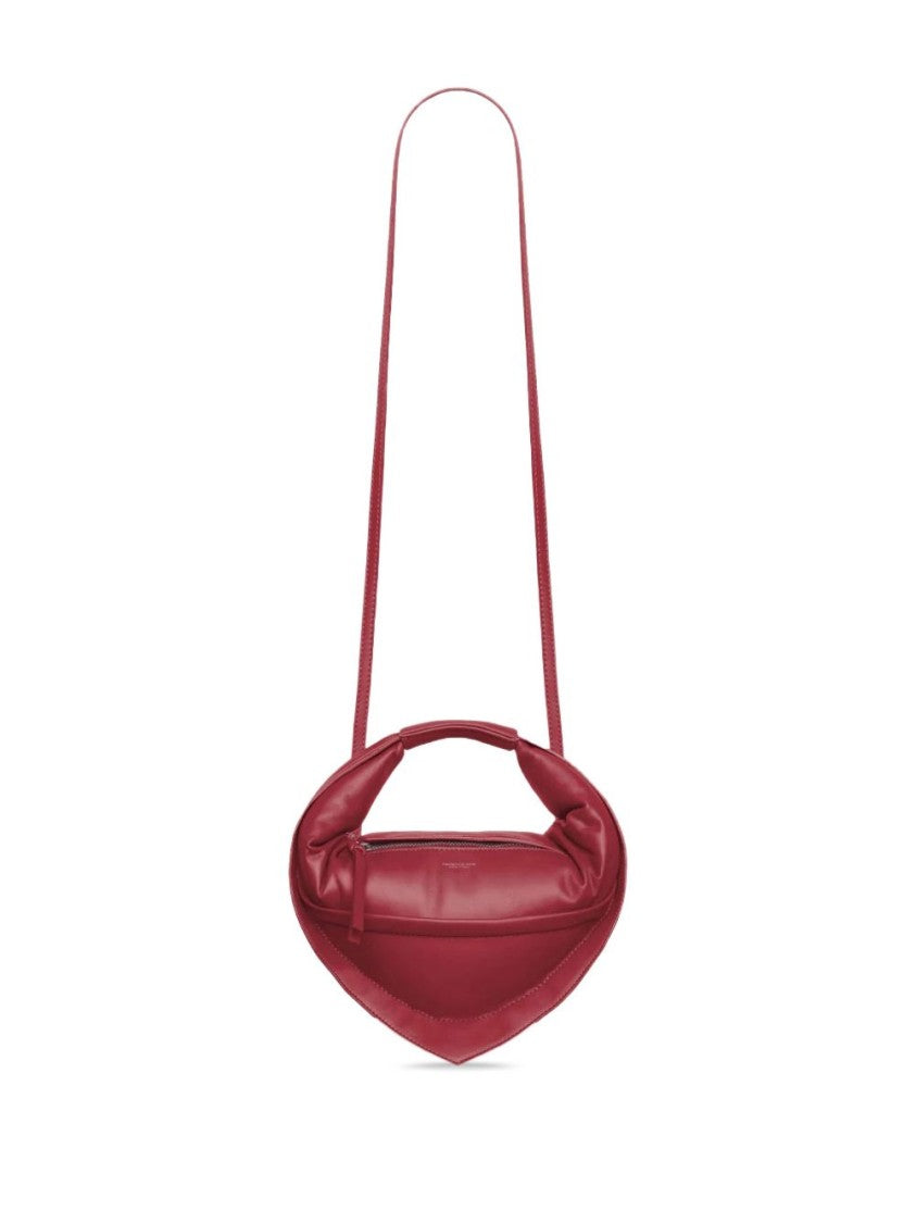 Federico Cina Bordeaux Triangular Calfskin Handbag