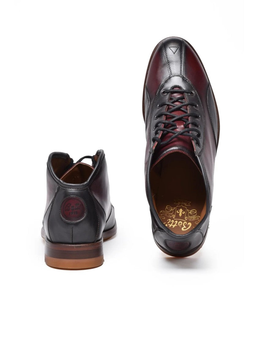Botti 1913 Red Leather Chukka Boots