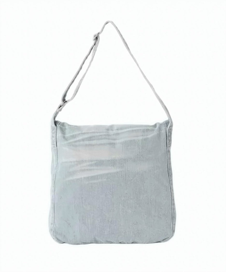 Our Legacy Rectangular Cotton Crossbody Bag With Adjustable Strap And Minimalist Design