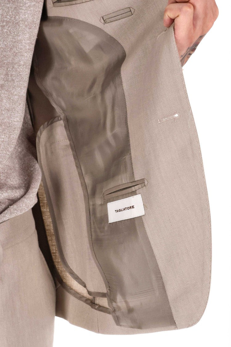 Tagliatore Vesuvio Pure Linen Dress