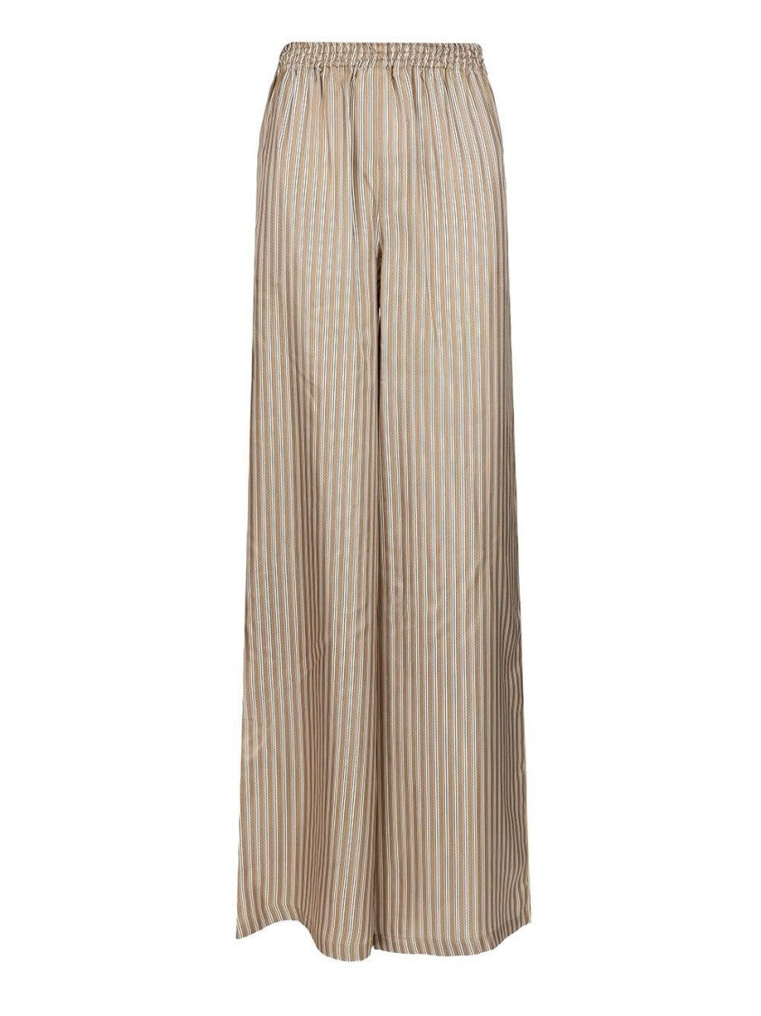 Max Mara Wide-Leg Silk Pants