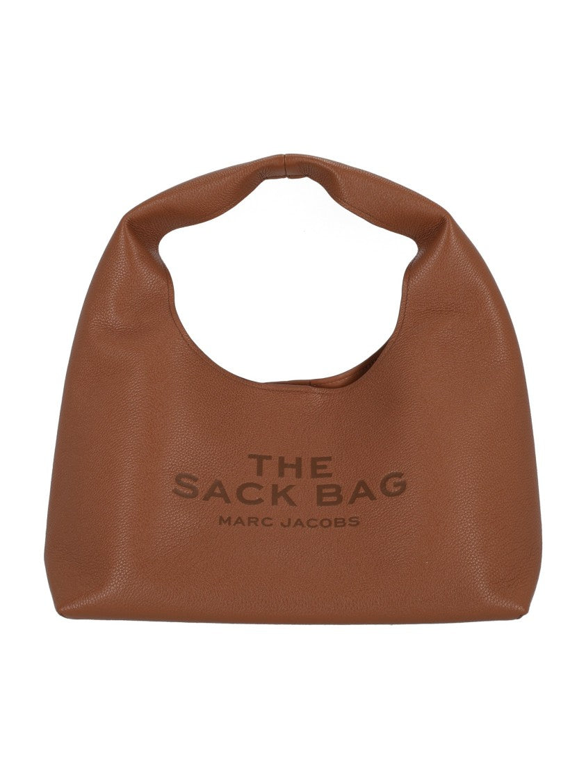 Marc Jacobs Brown The Sack Pebbled Leather Bag