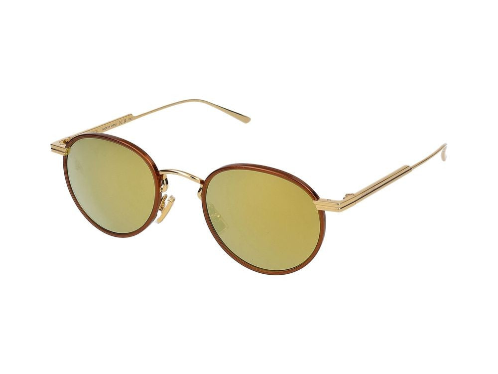 Bottega Veneta Sunglasses Bottega Veneta Bv1389s 004 Gold Gold Gold 48/21/140