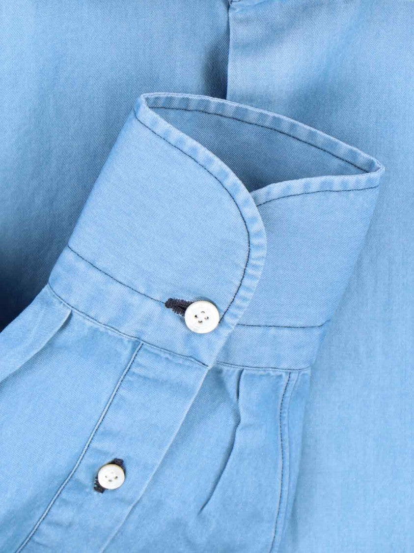 Finamore Napoli Shirt – Light Blue