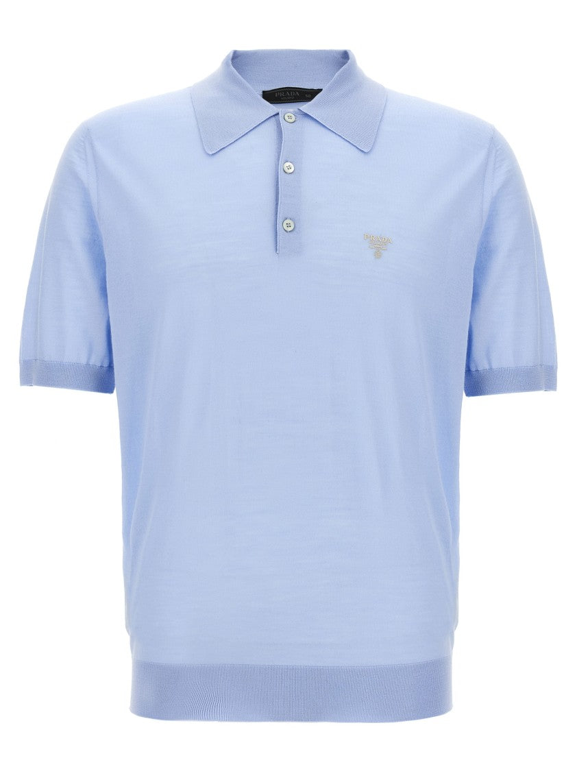 Prada Wool Polo Shirt