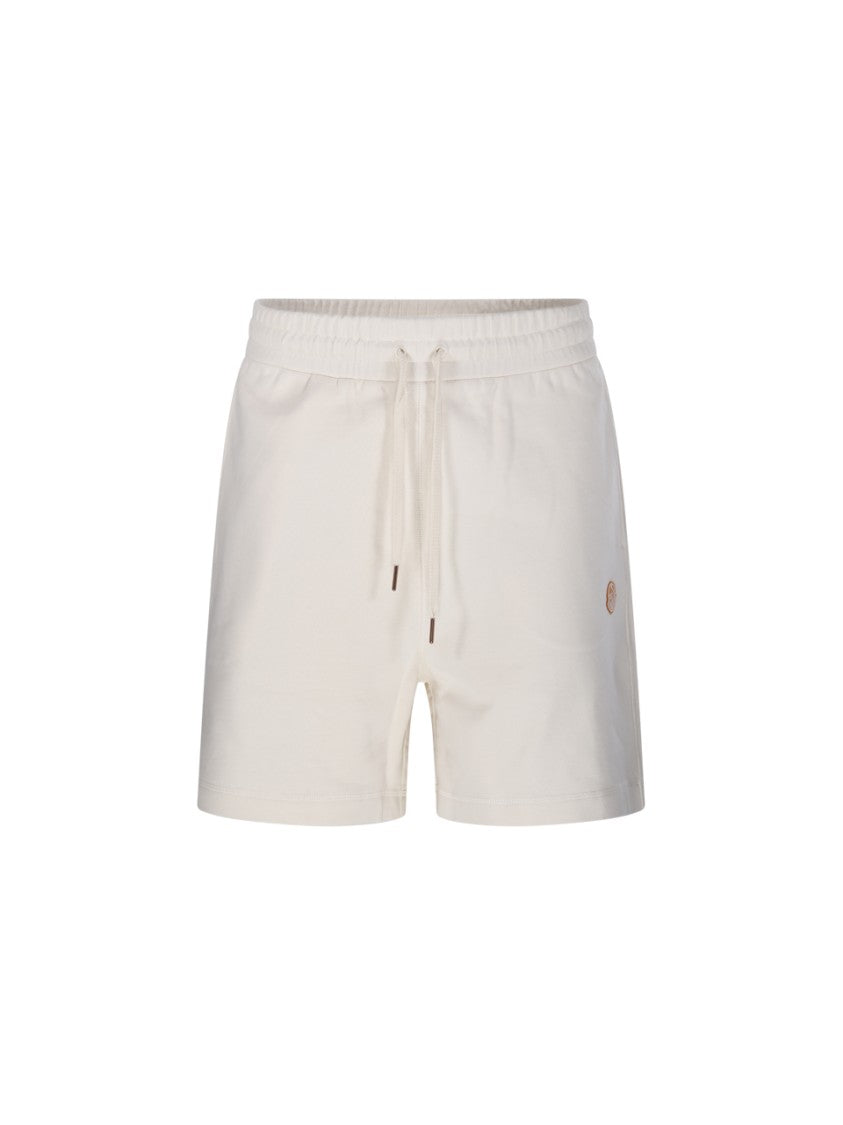 Moncler Genius X Donald Glover Relaxed Fit Cotton Shorts With Logo Detail