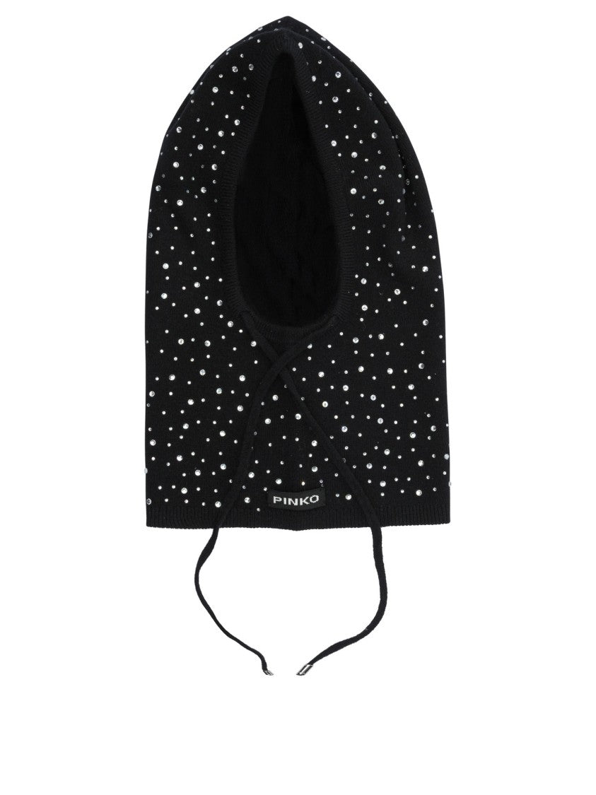 Pinko Black Wool Hat With Snug Fit
