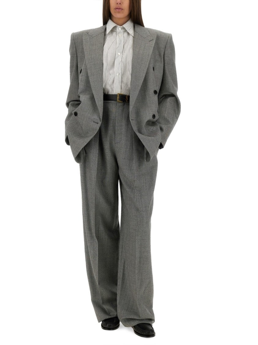 Saint Laurent Wool Chiné Jacket