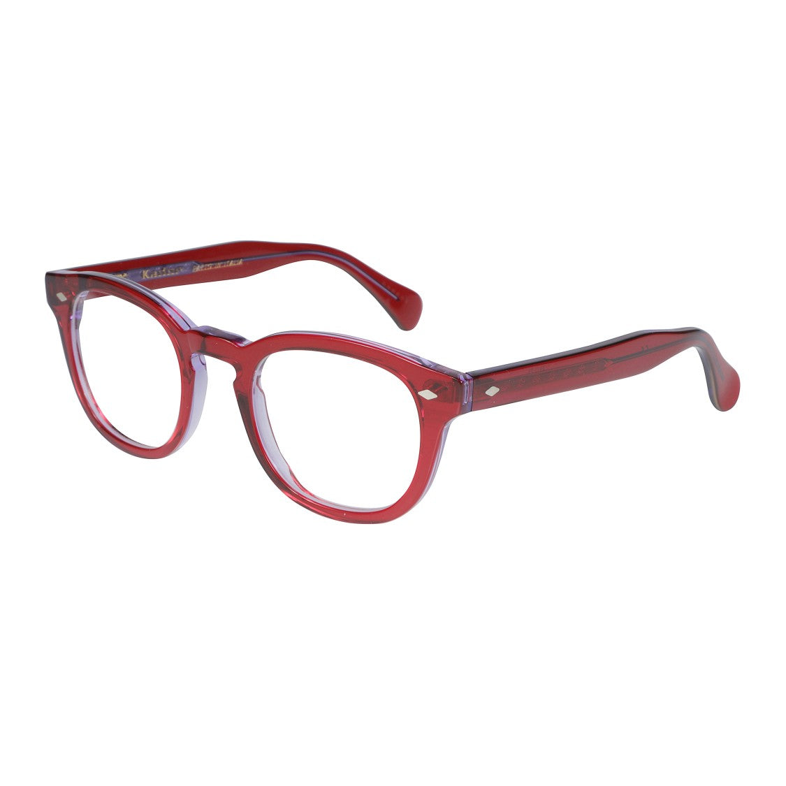 Kador Jolly Cal 49 Translucent Red Frame Sunglasses