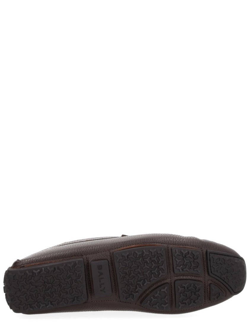 Bally Driver Pilot Brown Calf Leather Loafers