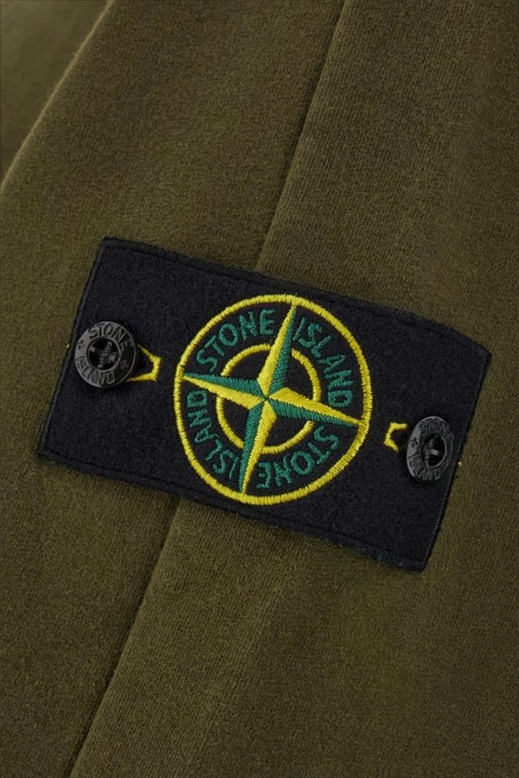 Stone Island Relaxed Fit Hooded Sweatshirt With Logo Patch