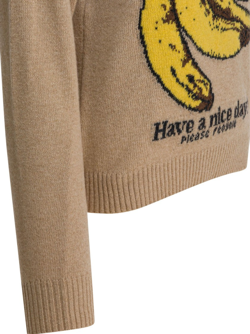 Ganni Wool Crew Neck Sweater