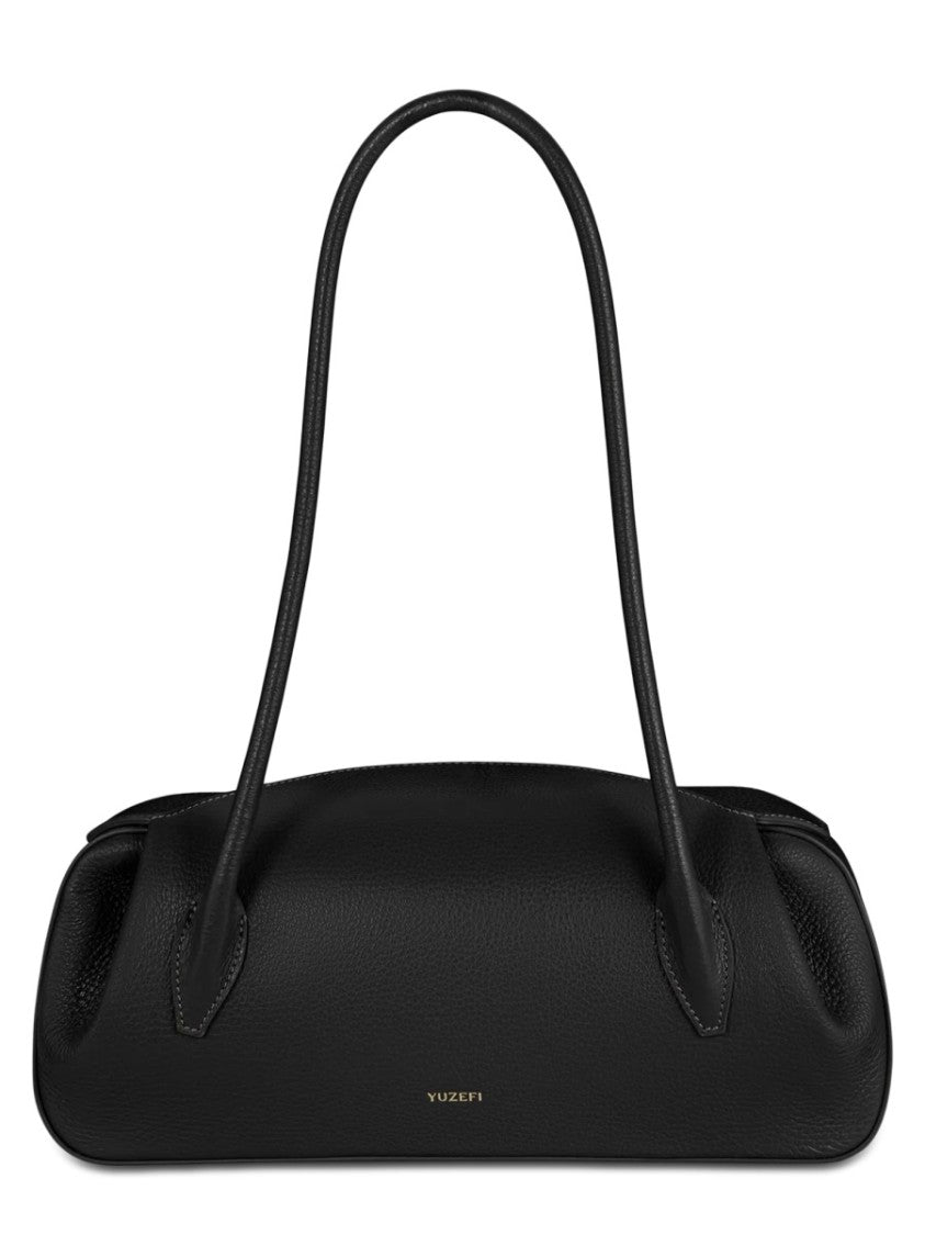 Yuzefi Oyster Smooth Textured Leather Bag
