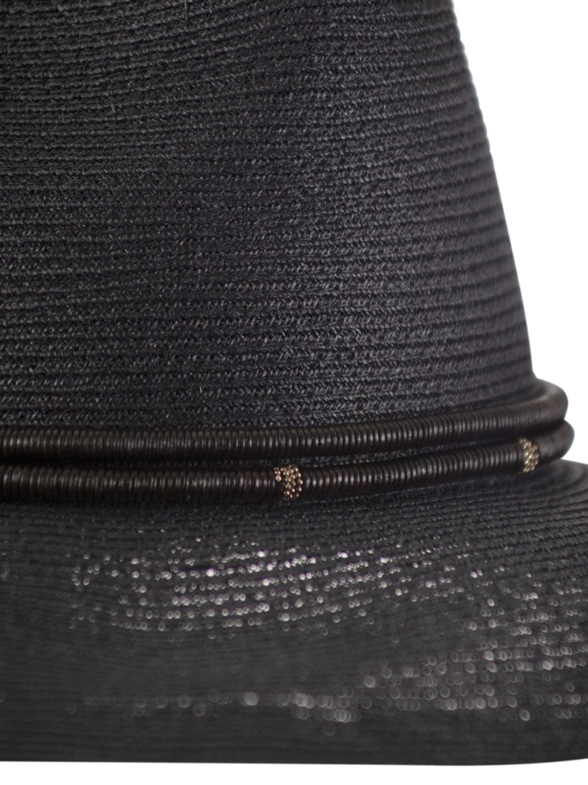 Brunello Cucinelli Fedora Made Of Hemp And Techno Cotton
