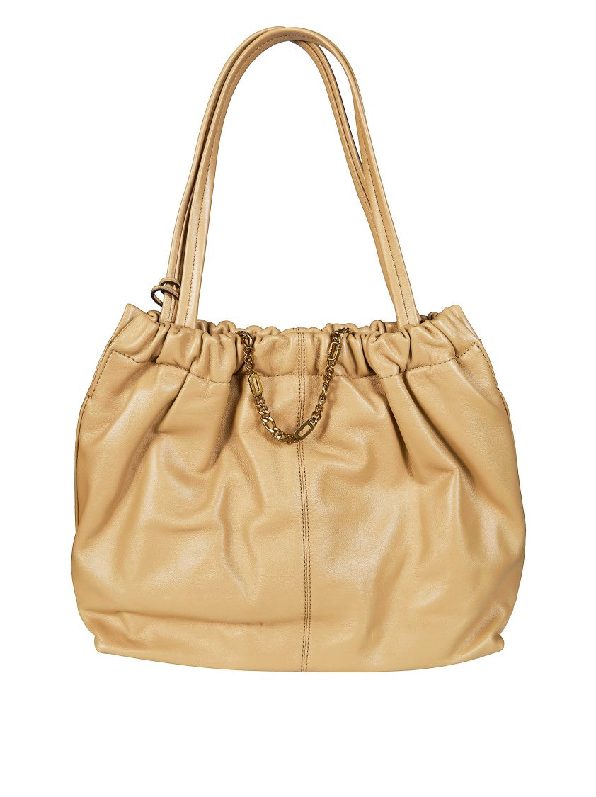 Marc Jacobs Warm Beige The Tote Lamb Leather Tote Bag