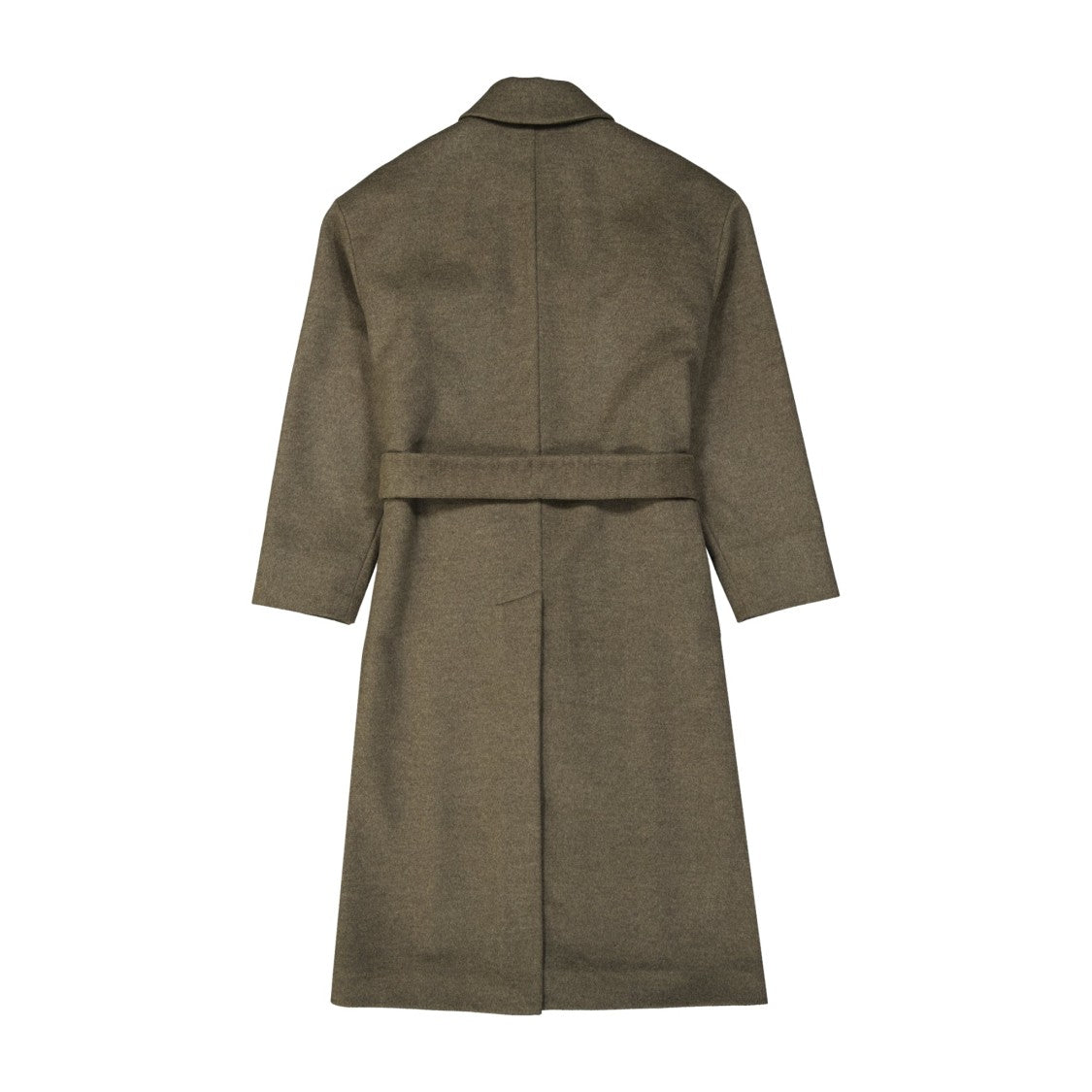 Brunello Cucinelli Green Wool And Cashmere Coat