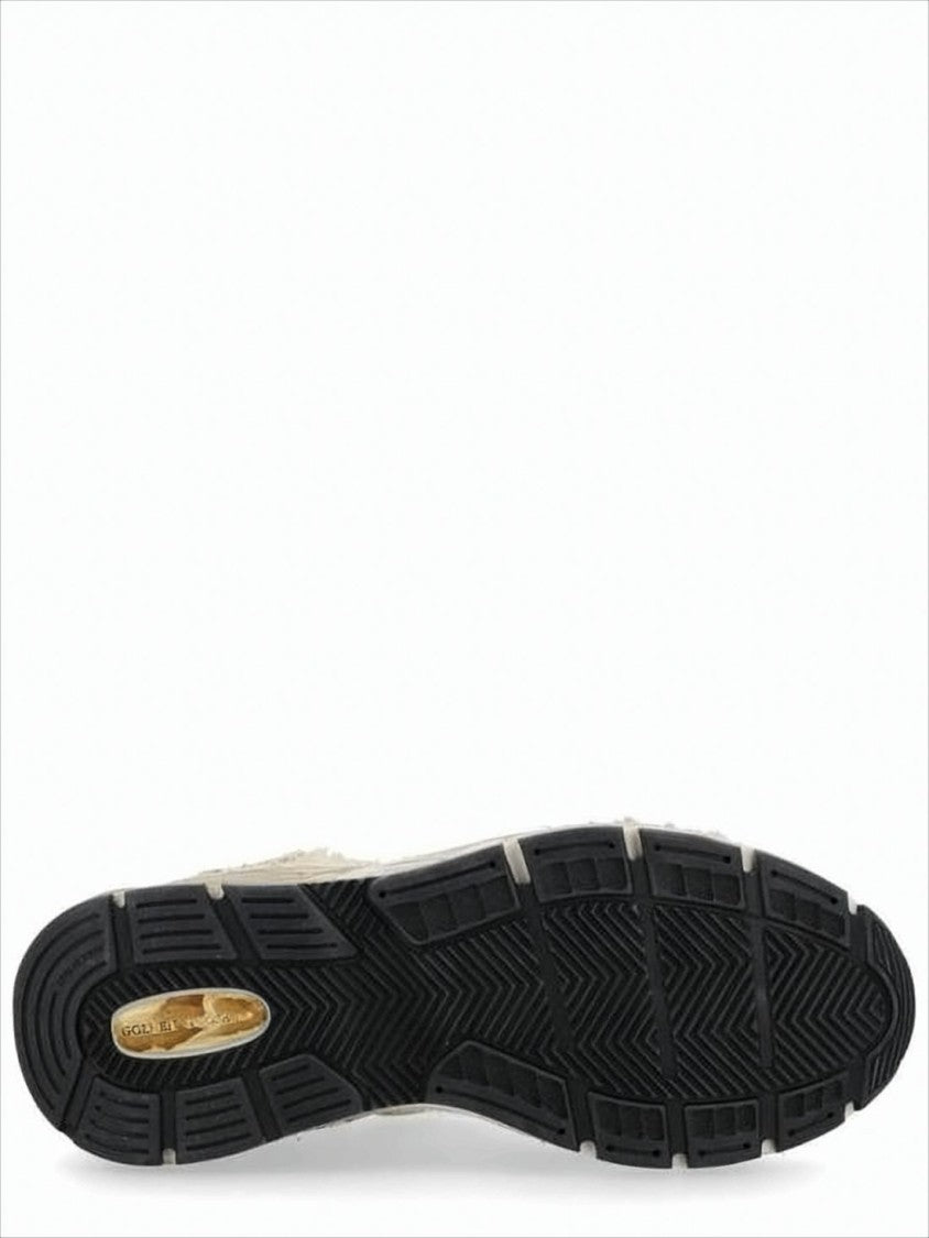 Golden Goose Distressed Textured Sneakers With Star Detail