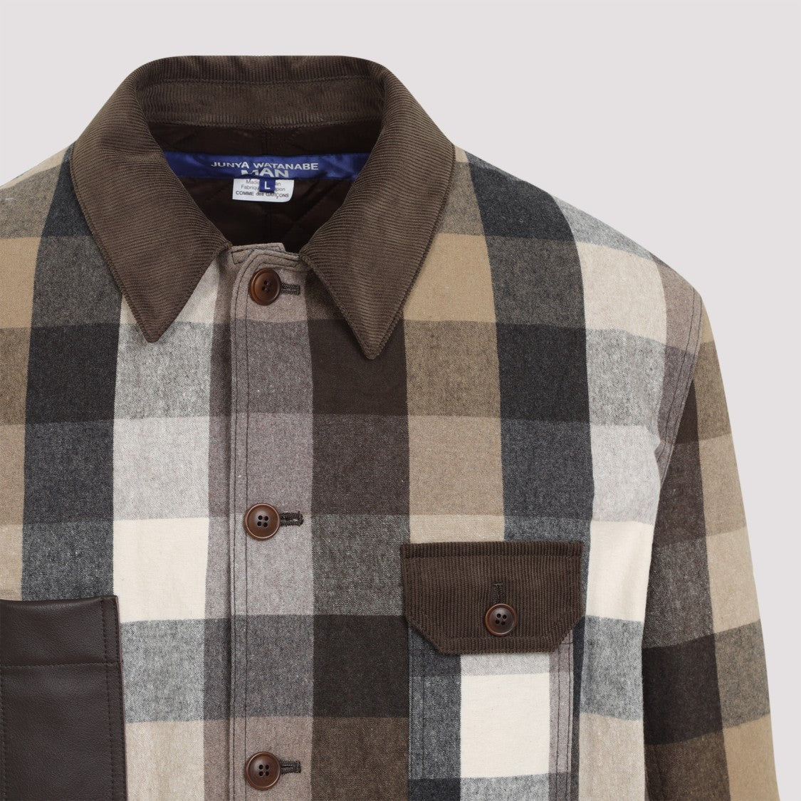 Junya Watanabe Multicolor Check Pattern Jacket