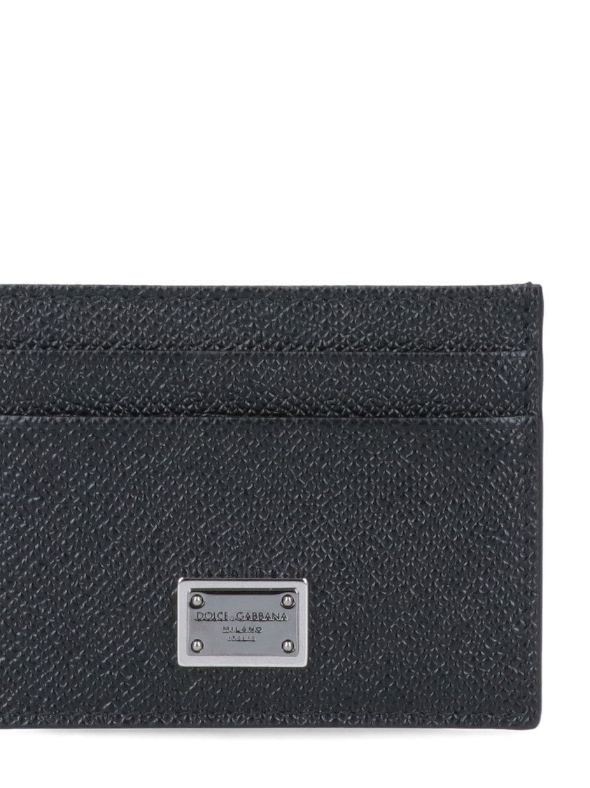 Dolce & Gabbana Logo Card Holder – Black