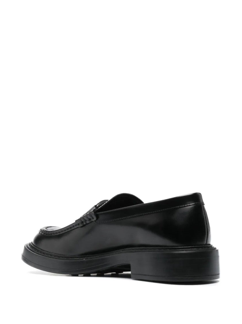 Tod's Logo-Plaque Leather Loafers