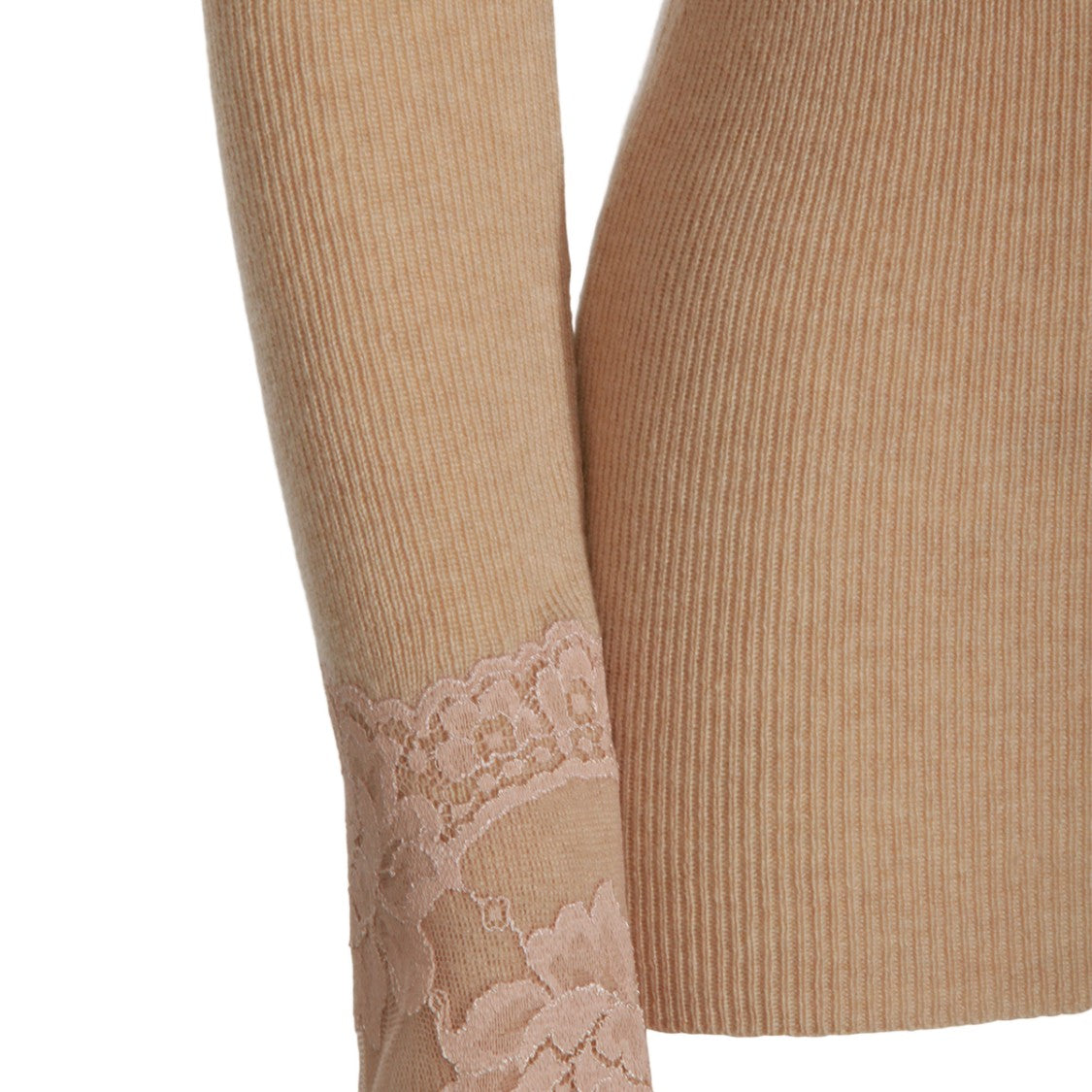 Valentino Fitted Sweater With High Neckline