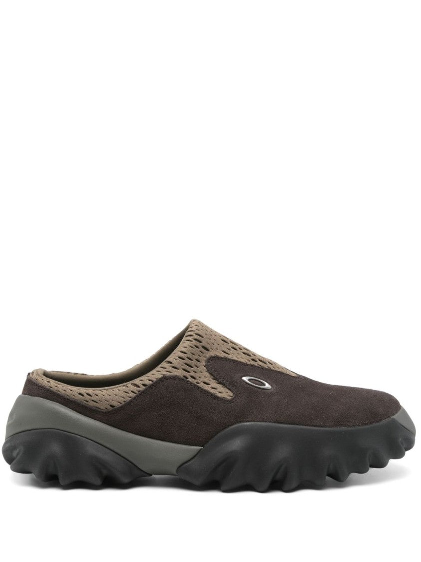 Oakley Suede And Mesh Slip-On Shoes