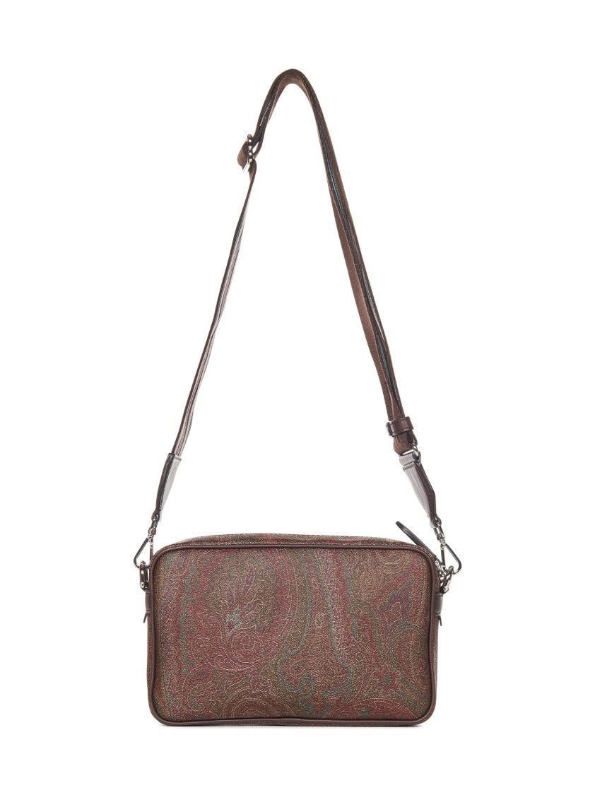 Etro Paisley Jacquard Fabric Shoulder Bag