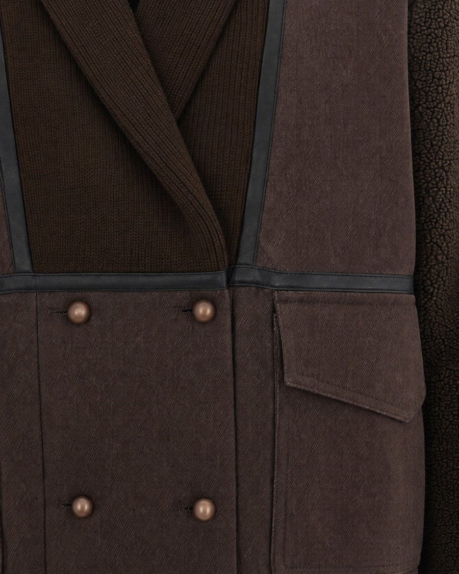 Sessùn Wildmoka Elmount Bouclé Twill Shawl Collar Jacket
