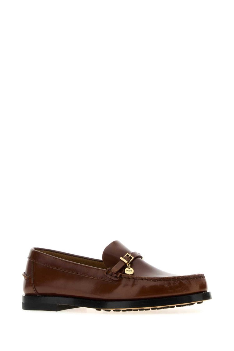 Tod's Caramel Leather Loafers