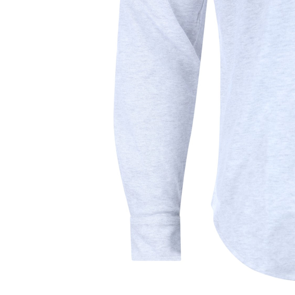 Eleventy Tailored Grey Long-Sleeve Button-Up Shirt