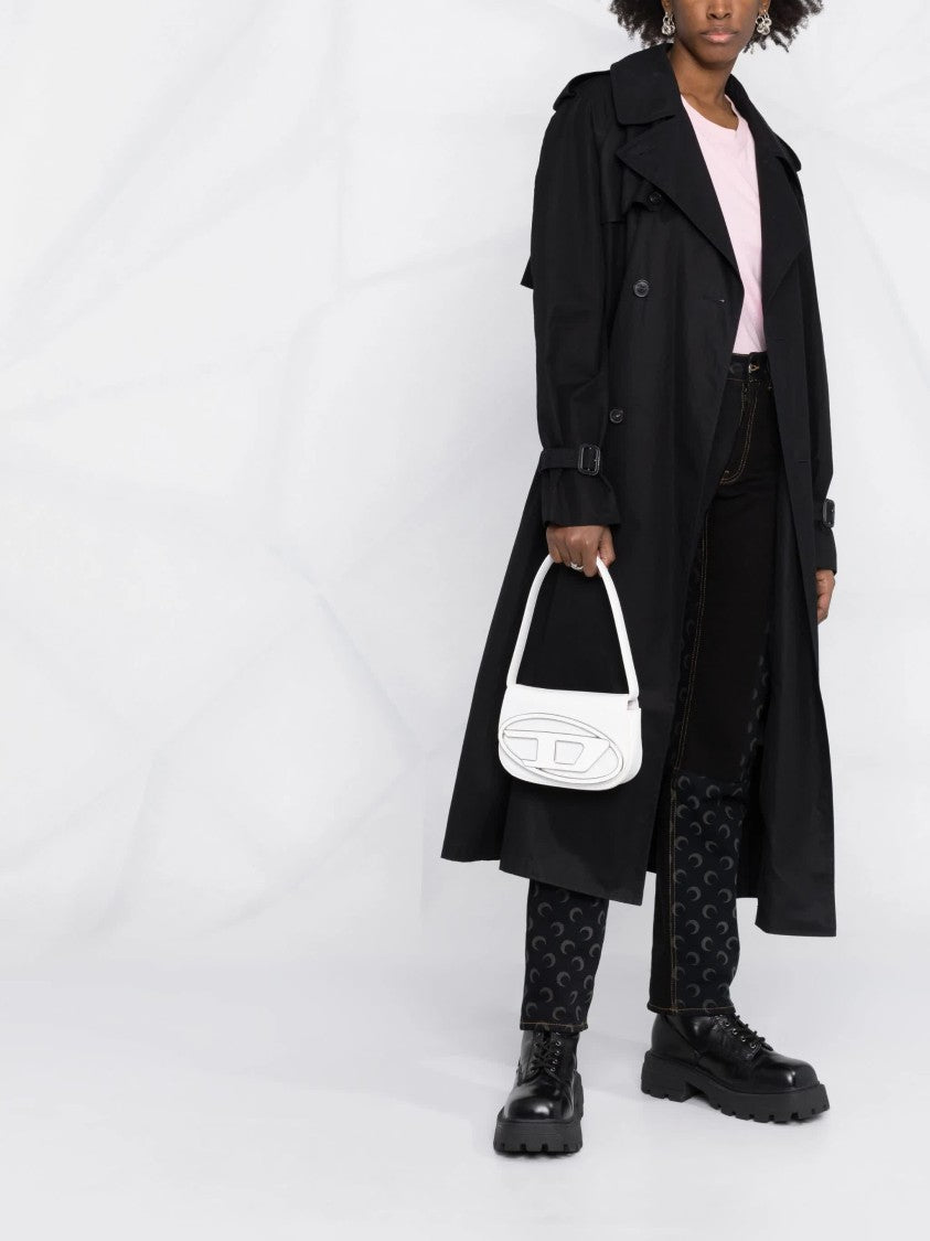 Diesel White 1Dr Nappa Leather Shoulder Bag