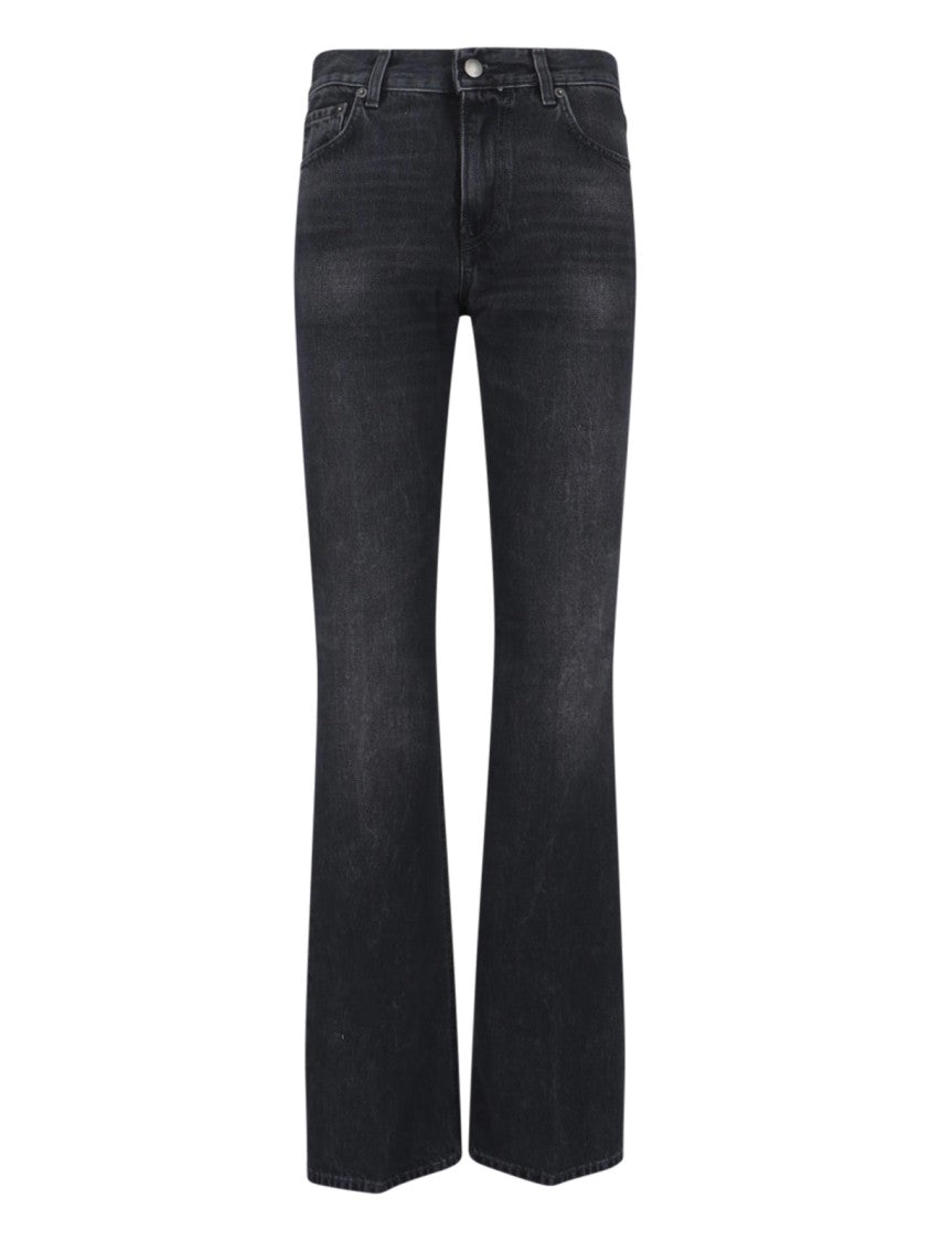Haikure High-Waisted Bootcut Jeans With Five-Pocket Design