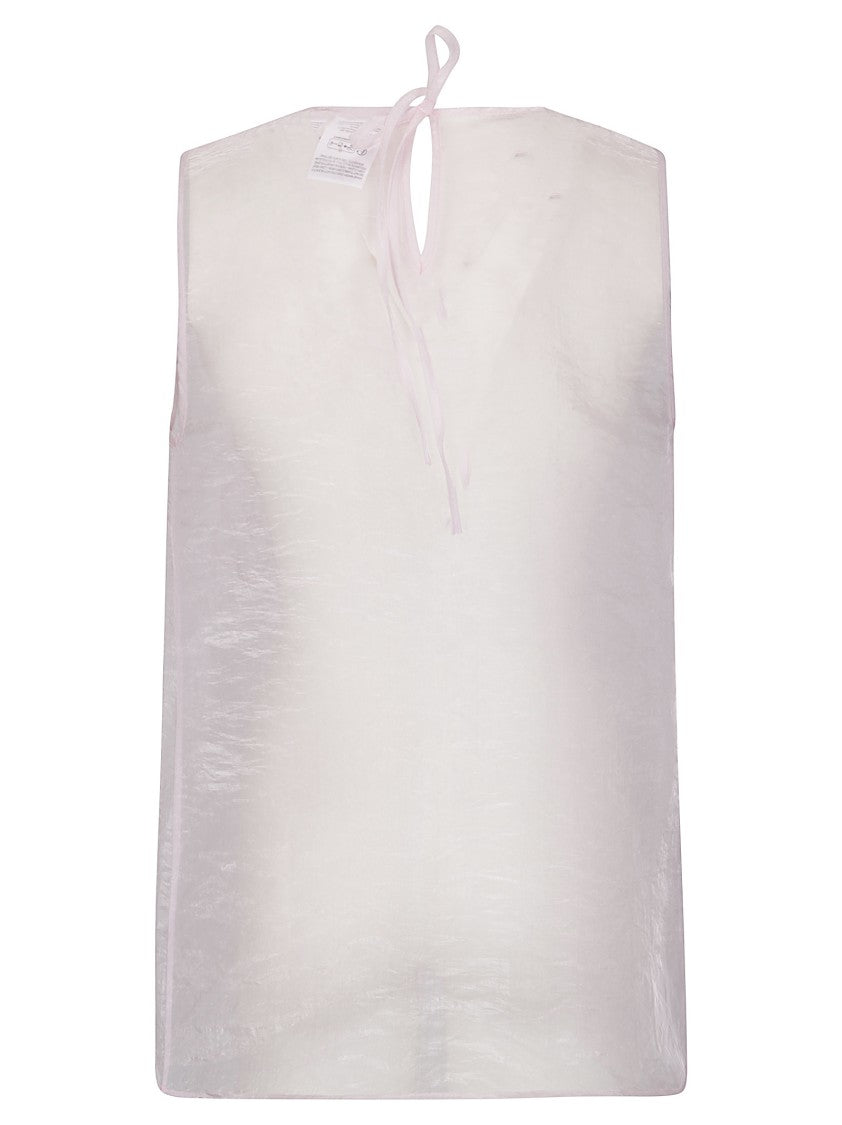 Cecilie Bahnsen Semi-Sheer Sleeveless Top