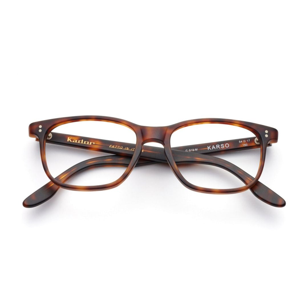 Kador Karso Tortoiseshell Rectangular Frame Eyeglasses