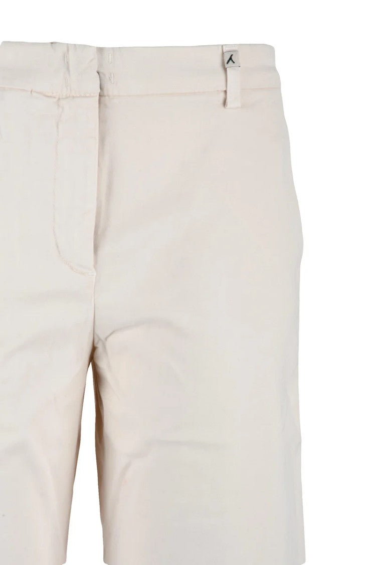 Myths Cropped Wide-Leg Trousers With Concealed Fastening And Clean Lines