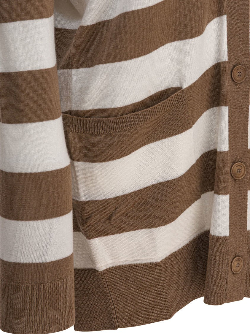 Max Mara Relaxed-Fit Cardigan With Distinctive 1951 Lettering