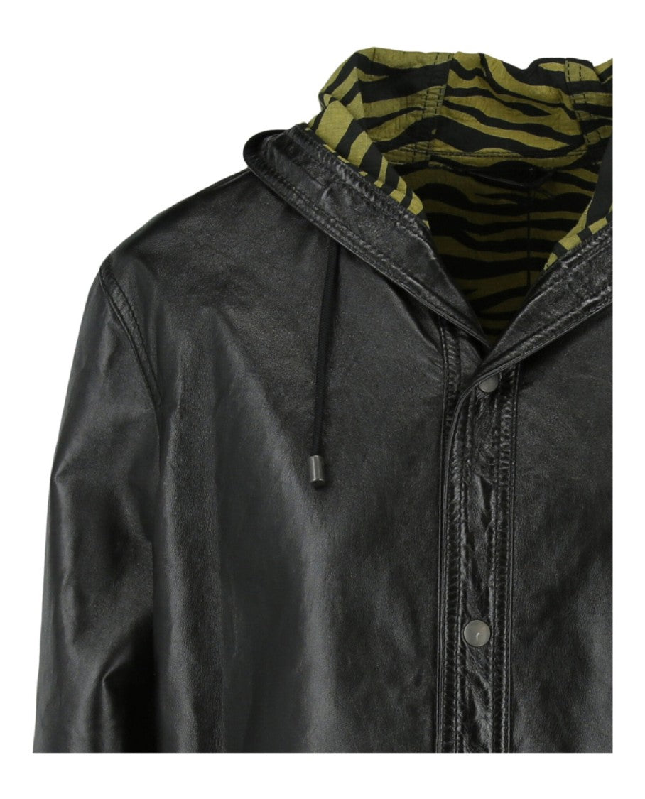 Bottega Veneta Zebra Print Lined Leather Jacket