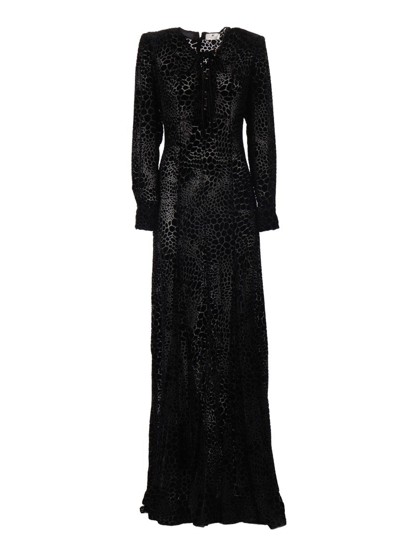 Elisabetta Franchi Form-Fitting Midi Dress With Design